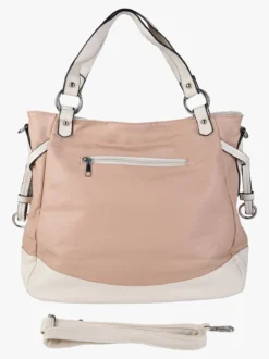 Solada Borsa a spalla da donna bicolore - rosa