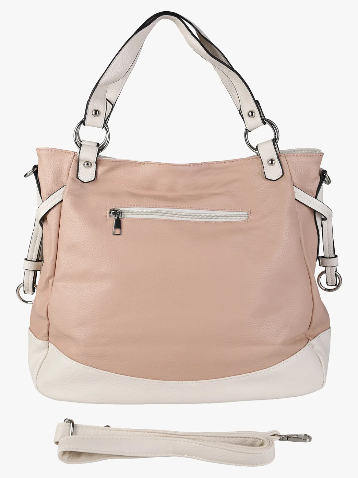 Solada Borsa a spalla da donna bicolore - rosa
