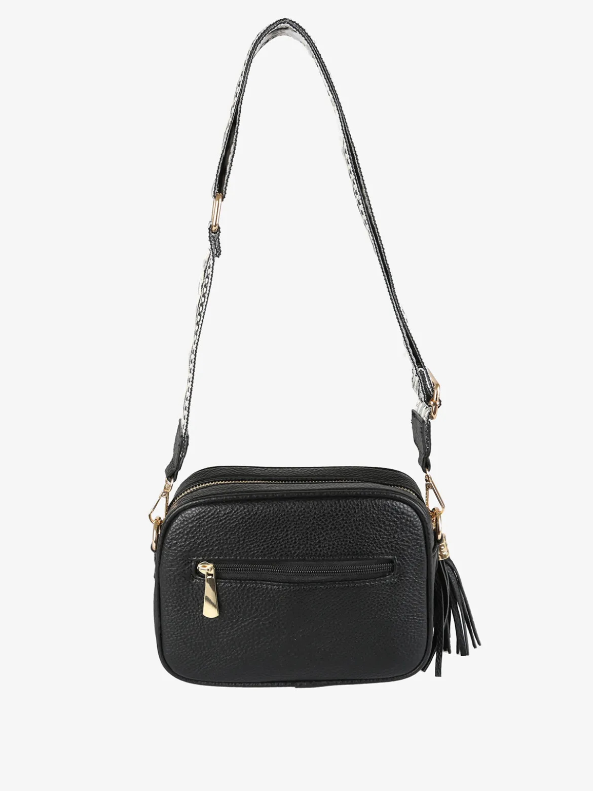 Solada Borsa a tracolla in ecopelle da donna - nero