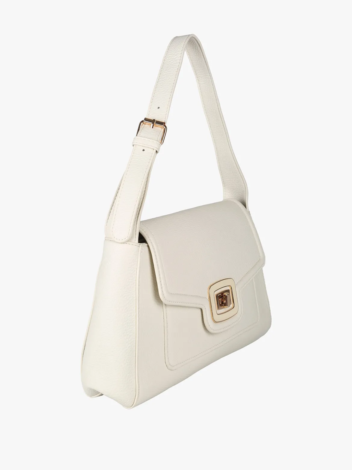 Solada Borsa donna a spalla con chiusura a girello - beige