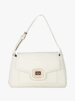 Solada Borsa donna a spalla con chiusura a girello - beige