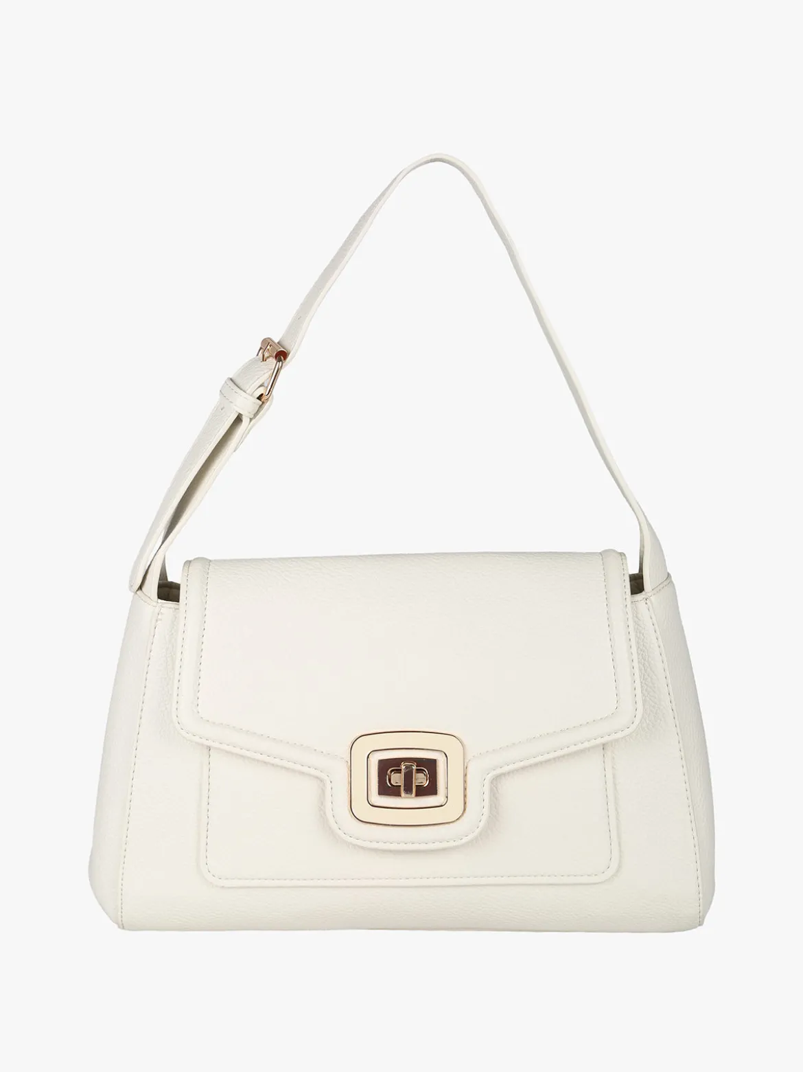 Solada Borsa donna a spalla con chiusura a girello - beige