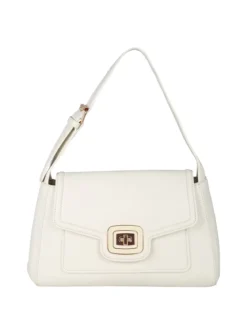 Solada Borsa donna a spalla con chiusura a girello - beige