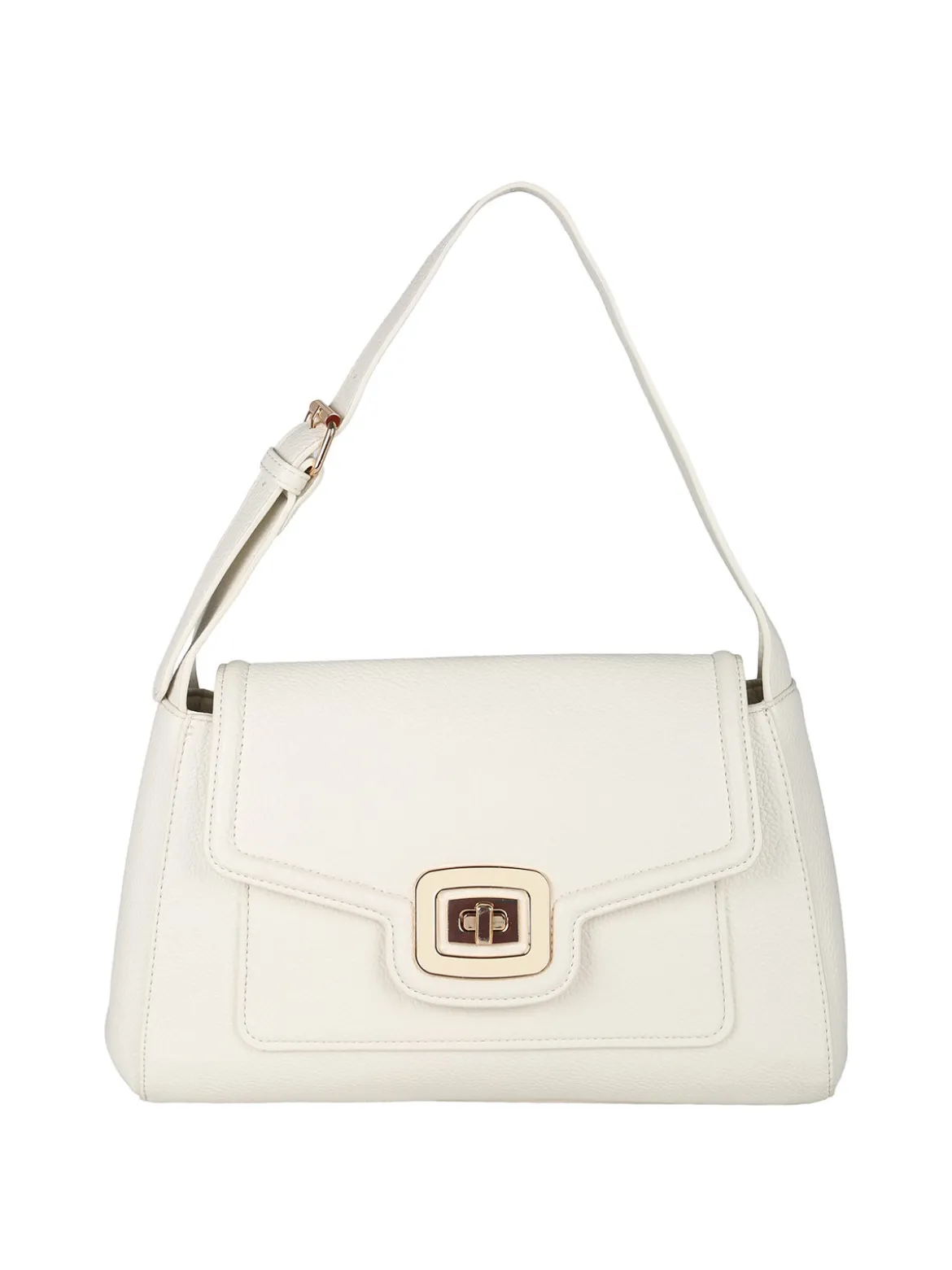 Solada Borsa donna a spalla con chiusura a girello - beige