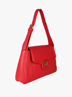 Solada Borsa donna a spalla con chiusura a girello - rosso