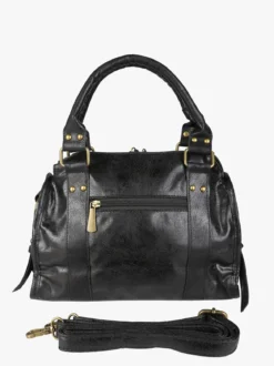 Solada Borsa donna frame con doppi manici - nero