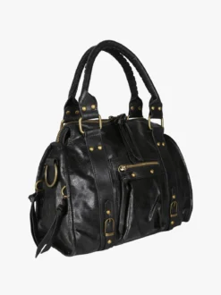 Solada Borsa donna frame con doppi manici - nero