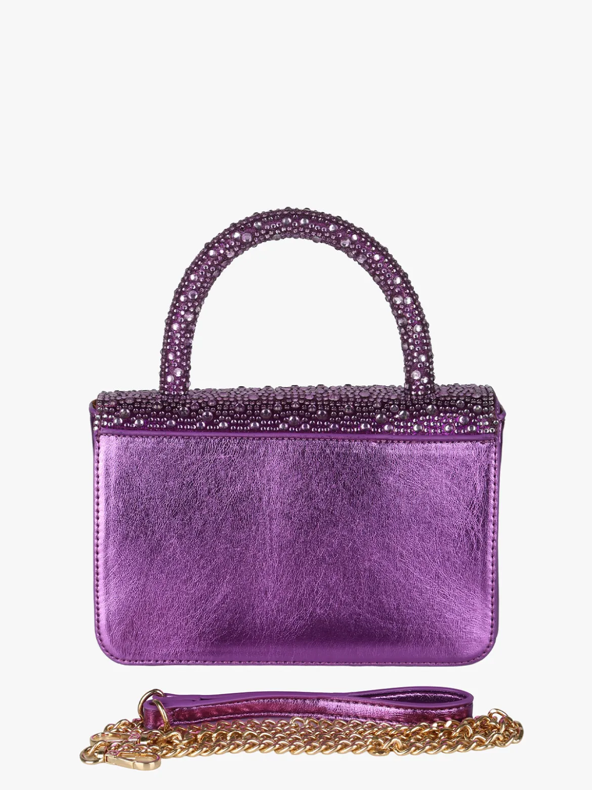 Solada Borsa donna gioiello con strass - lilla