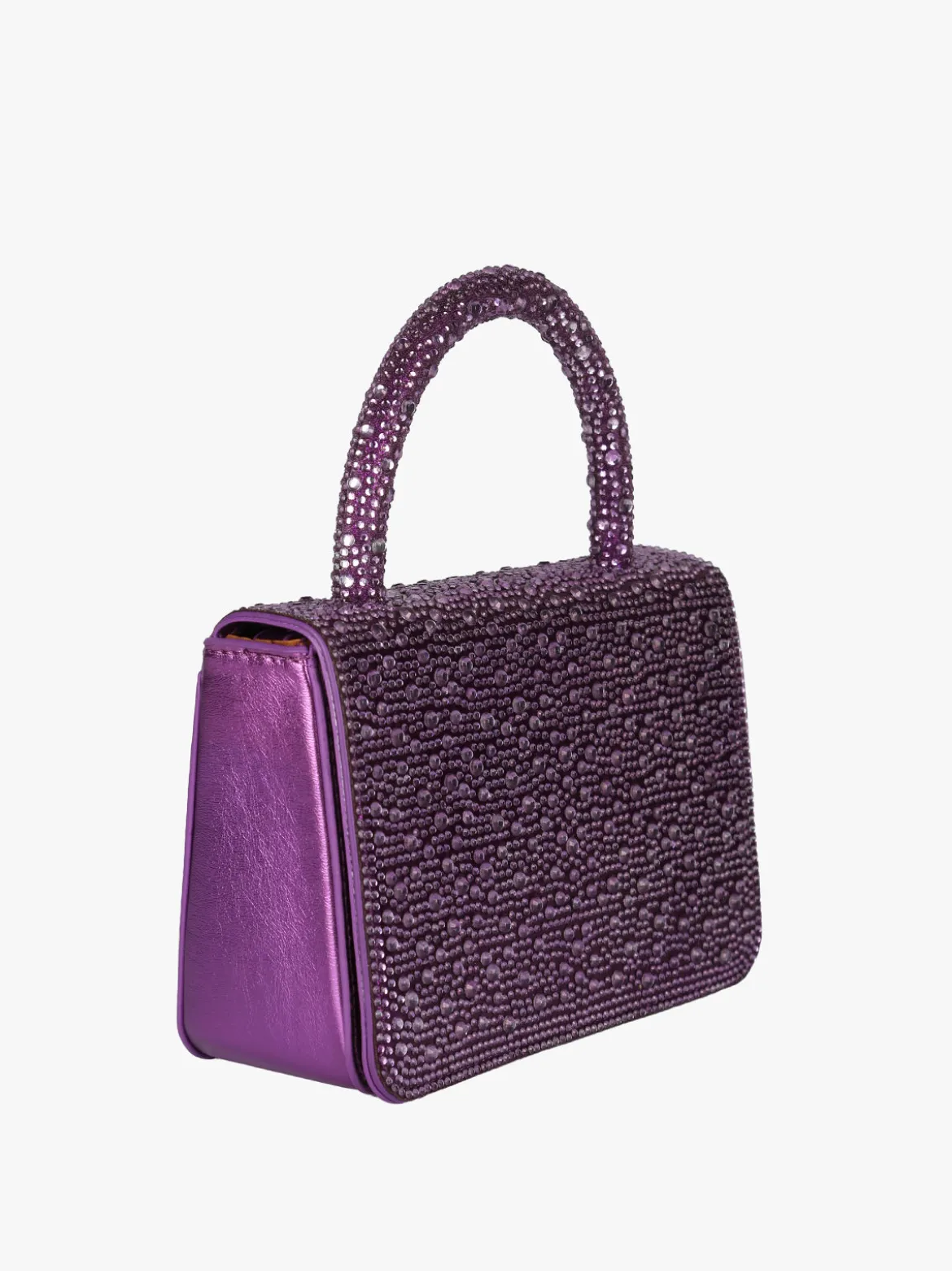Solada Borsa donna gioiello con strass - lilla