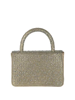 Solada Borsa donna gioiello con strass - oro