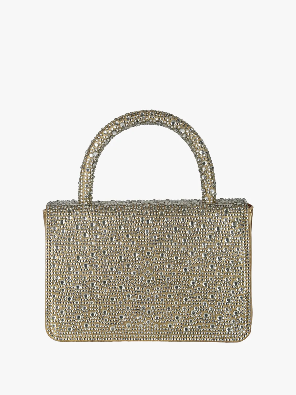 Solada Borsa donna gioiello con strass - oro