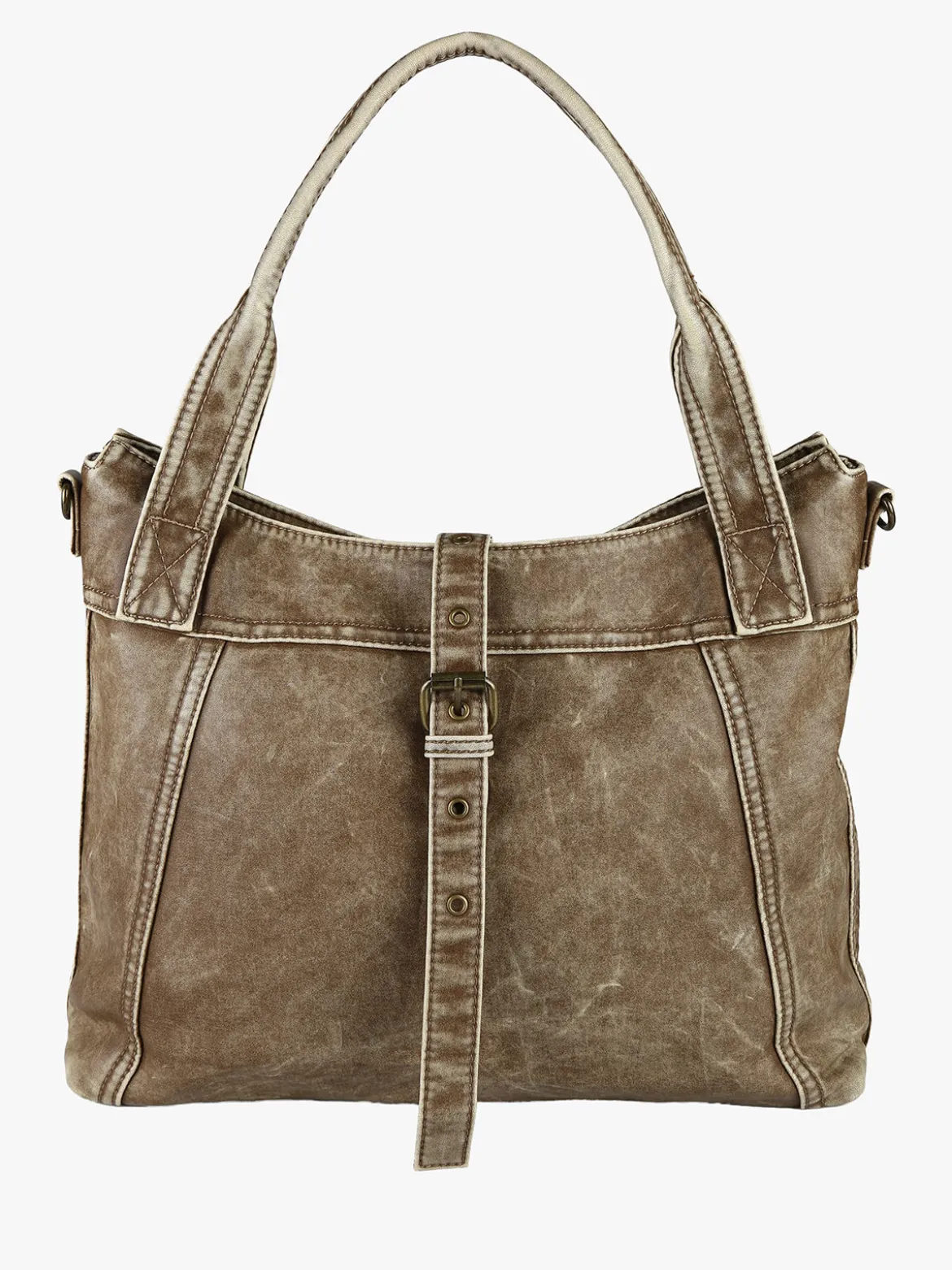 Solada Borsa donna hobo con fibbia - beige