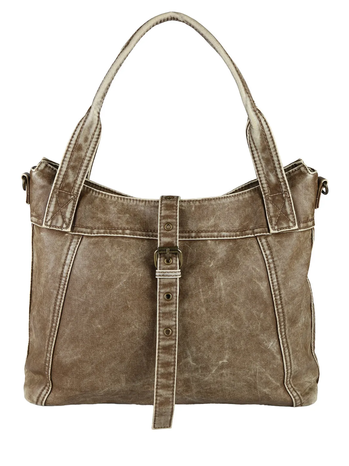 Solada Borsa donna hobo con fibbia - beige