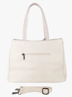 Solada Borsa donna in ecopelle con doppi manici - beige