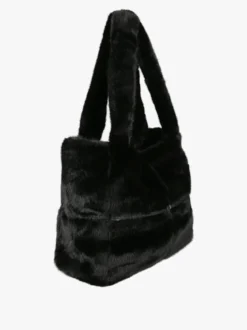 Solada Borsa donna in pelliccia sintetica - nero