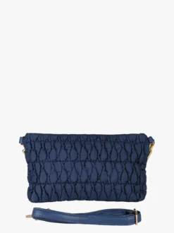Solada Borsa donna trapuntata con tracolla - blu scuro