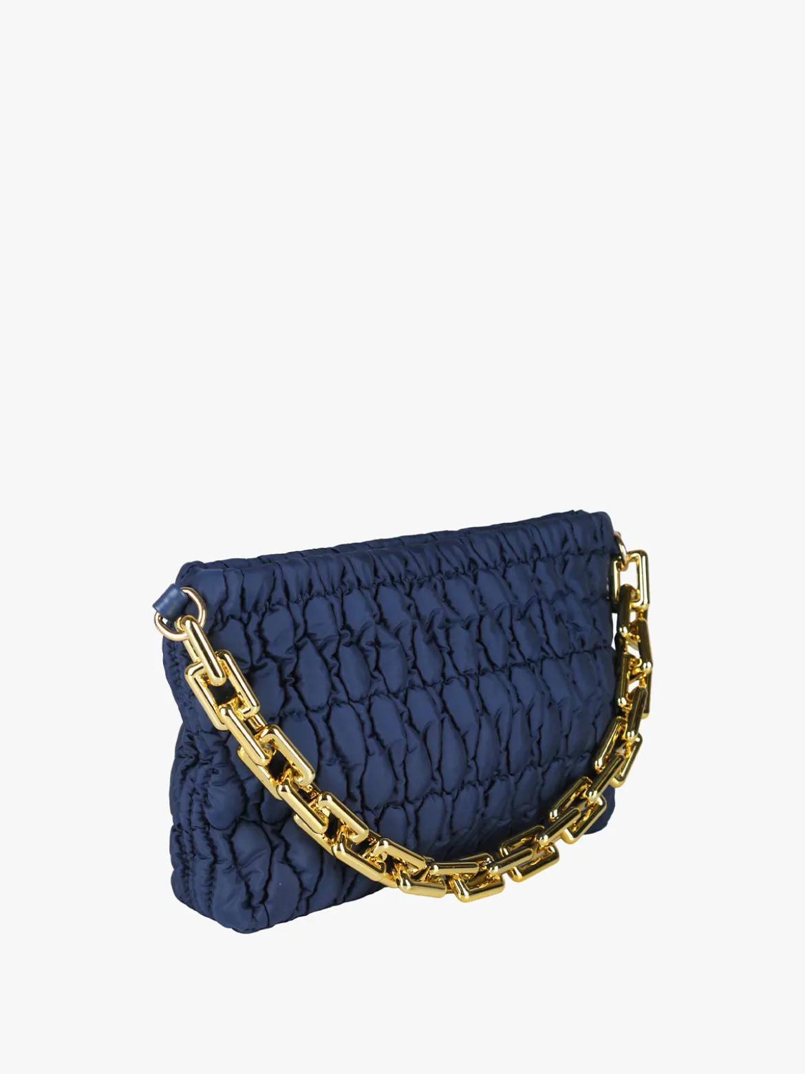 Solada Borsa donna trapuntata con tracolla - blu scuro