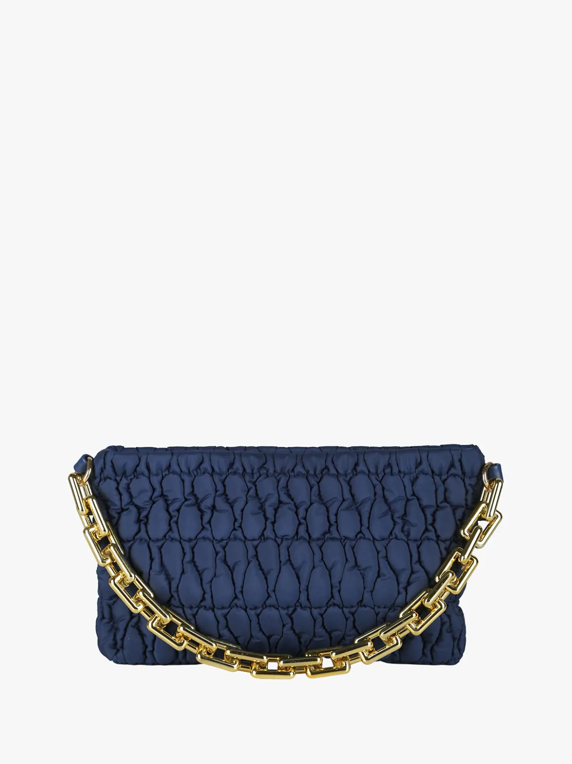 Solada Borsa donna trapuntata con tracolla - blu scuro