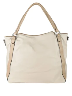 Solada Borsa hobo da donna con doppi manici - beige