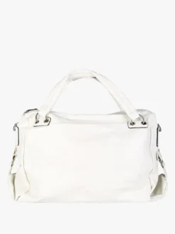 Solada Borsa hobo da donna con doppi manici - bianco
