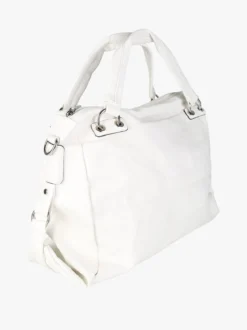 Solada Borsa hobo da donna con doppi manici - bianco