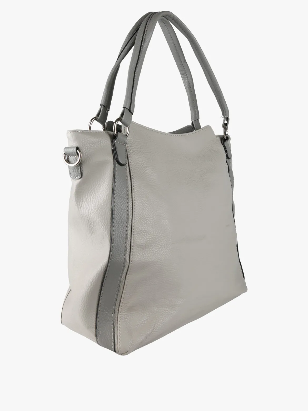 Solada Borsa hobo da donna con doppi manici - grigio chiaro