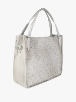 Solada Borsa hobo da donna con doppi manici - grigio chiaro