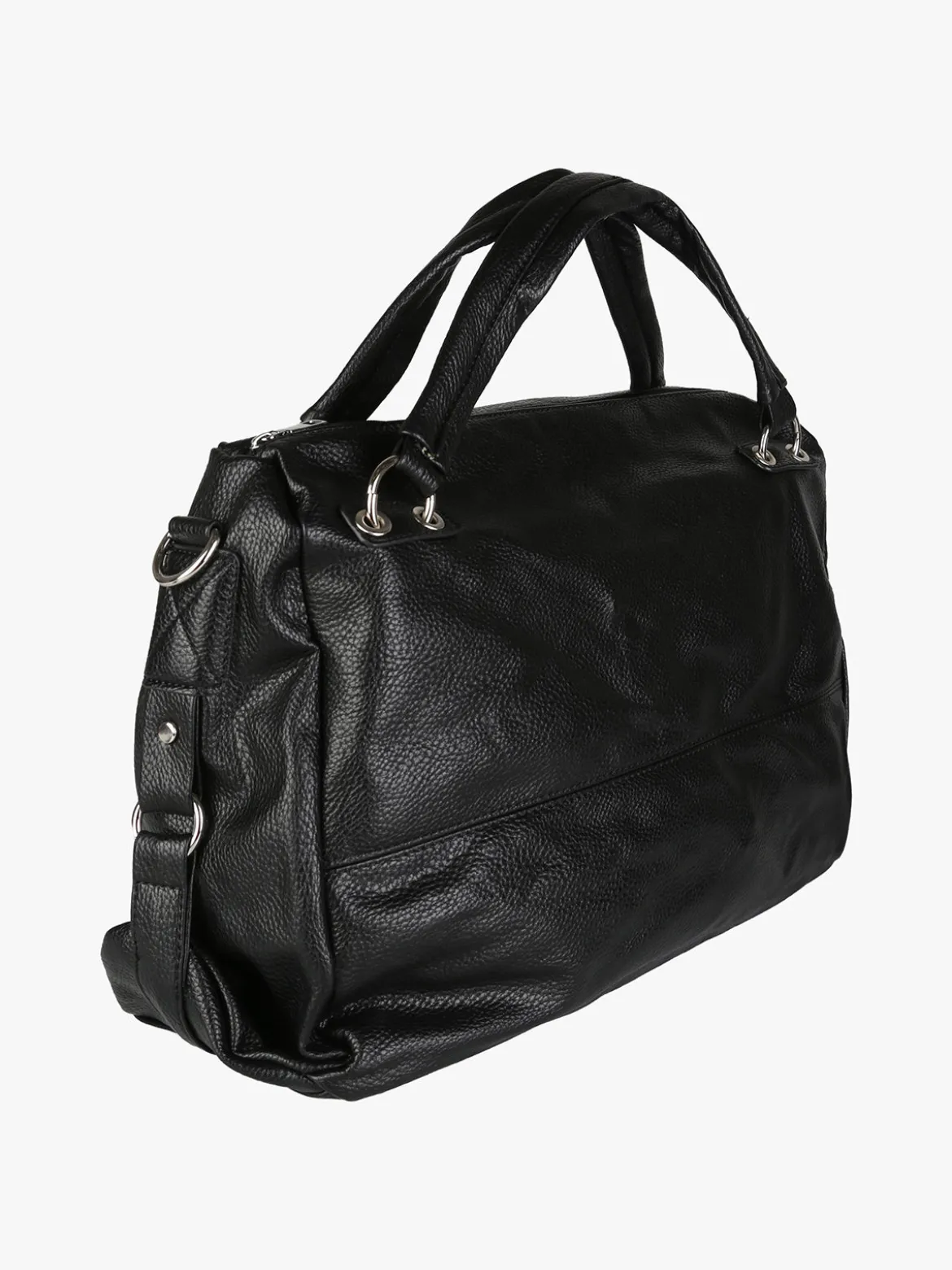 Solada Borsa hobo da donna con doppi manici - nero