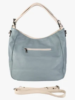 Solada Borsa hobo da donna in ecopelle - azzurro