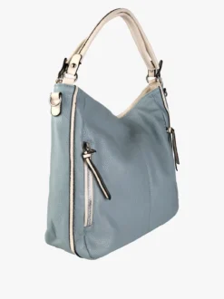 Solada Borsa hobo da donna in ecopelle - azzurro