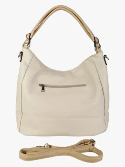 Solada Borsa hobo da donna in ecopelle - beige