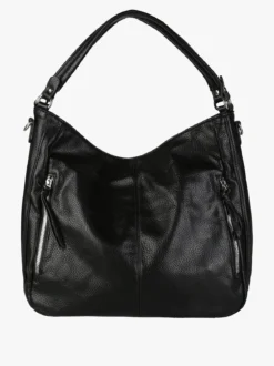 Solada Borsa hobo da donna in ecopelle - nero