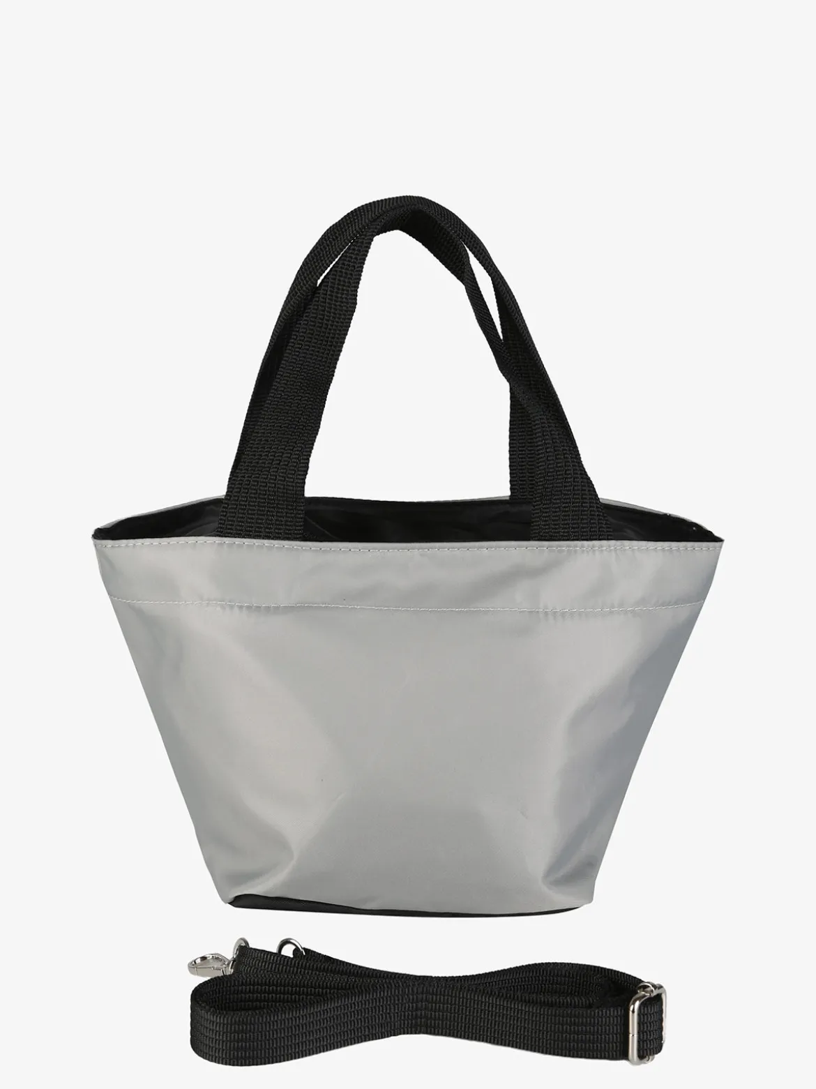 Solada Borsa mini da donna in nylon - grigio