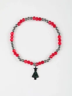 Solada Bracciale elastico con ciondolo Natalizio