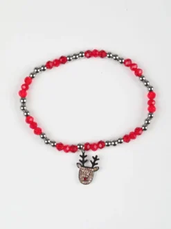 Solada Bracciale elastico con ciondolo Natalizio