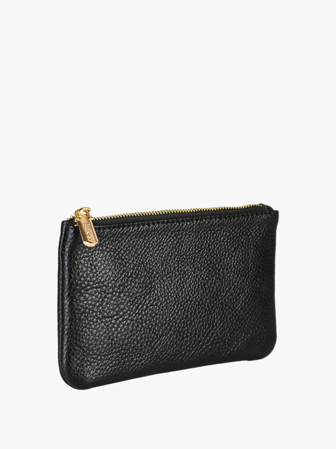 Solada Bustina donna in ecopelle con zip - nero