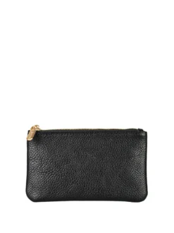 Solada Bustina donna in ecopelle con zip - nero