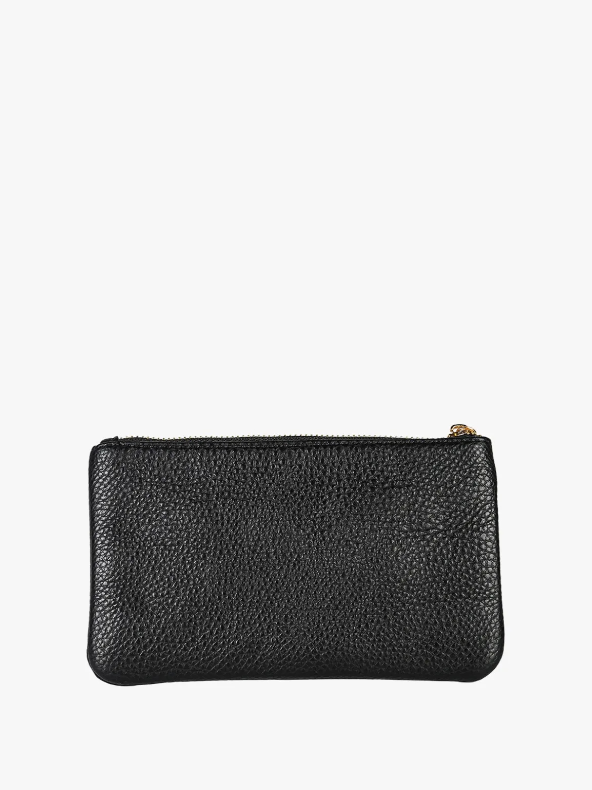 Solada Bustina donna in ecopelle con zip - nero