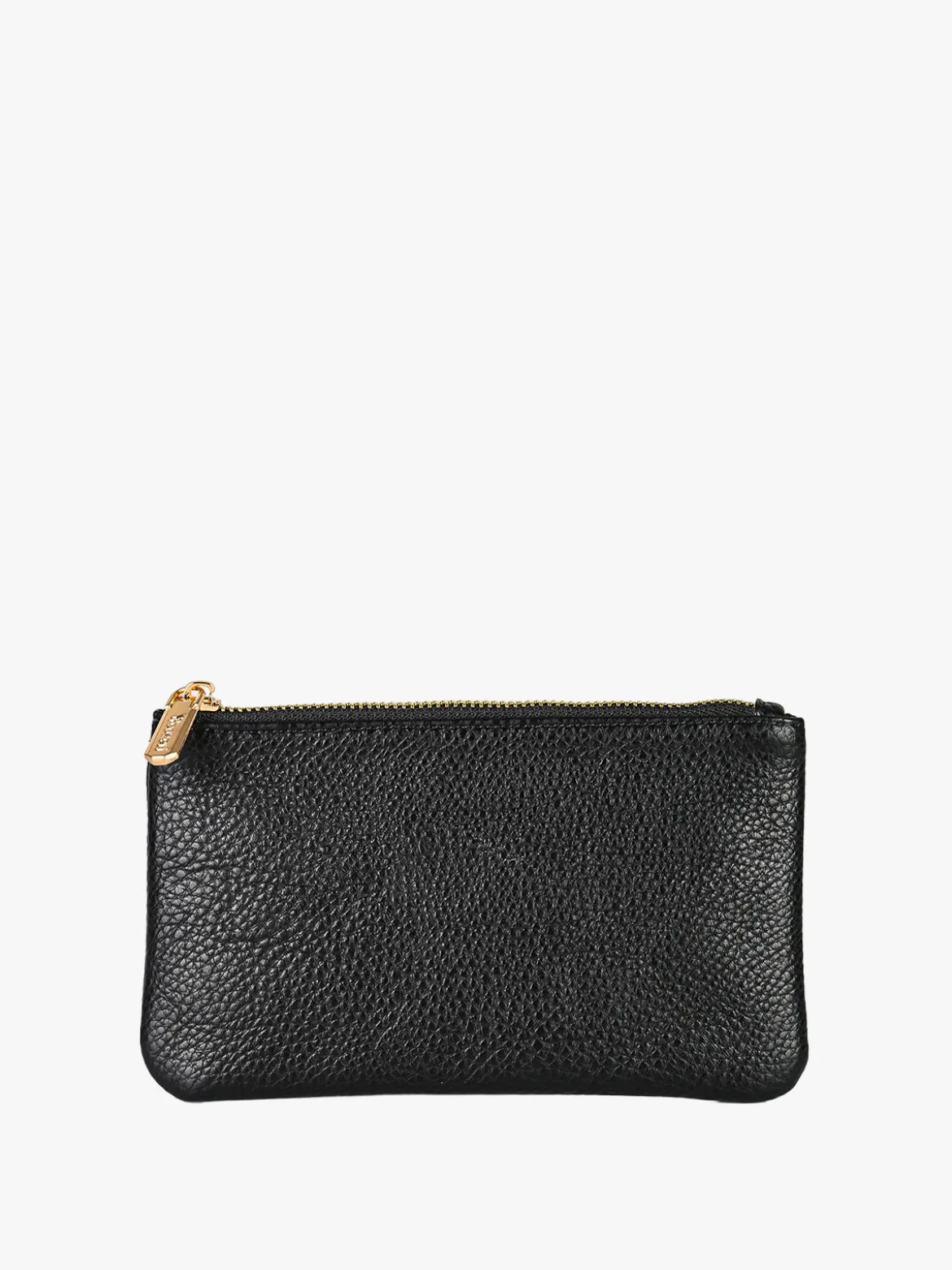 Solada Bustina donna in ecopelle con zip - nero