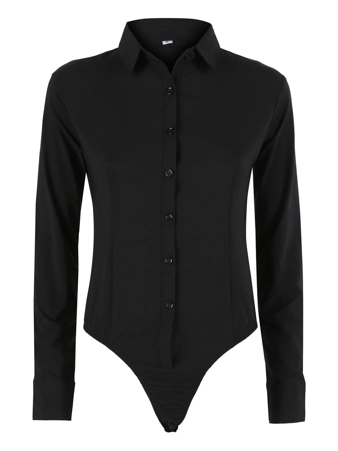 Solada Camicia body donna a maniche lunghe - nero
