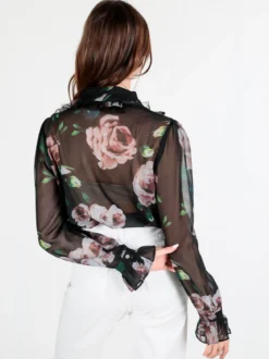 Solada Camicia da donna a maniche lunghe con balze a volant