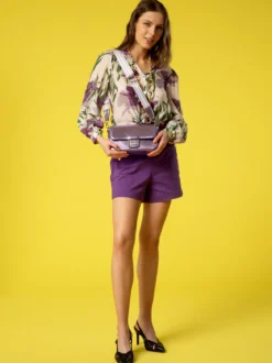 Solada Camicia donna leggera a maniche lunghe con scollo a V