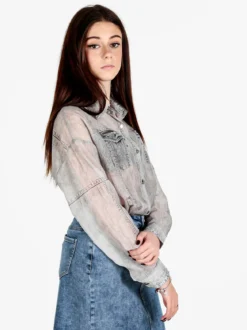Solada Camicia donna oversize a maniche lunghe