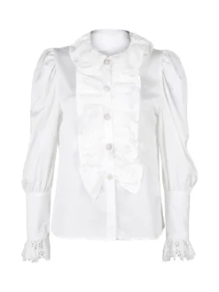 Solada Camicia elegante da donna con rouge in pizzo