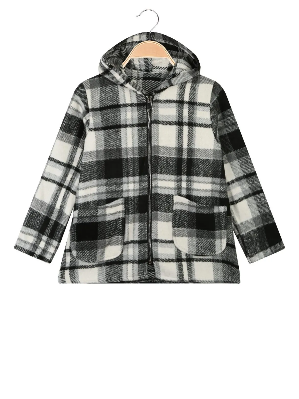 Solada Camicia giacca bambina con cappuccio e zip