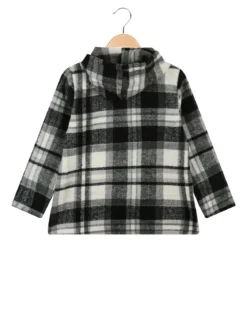 Solada Camicia giacca bambina con cappuccio e zip