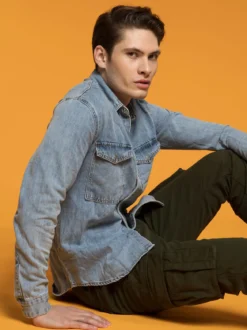 Solada Camicia in jeans da uomo