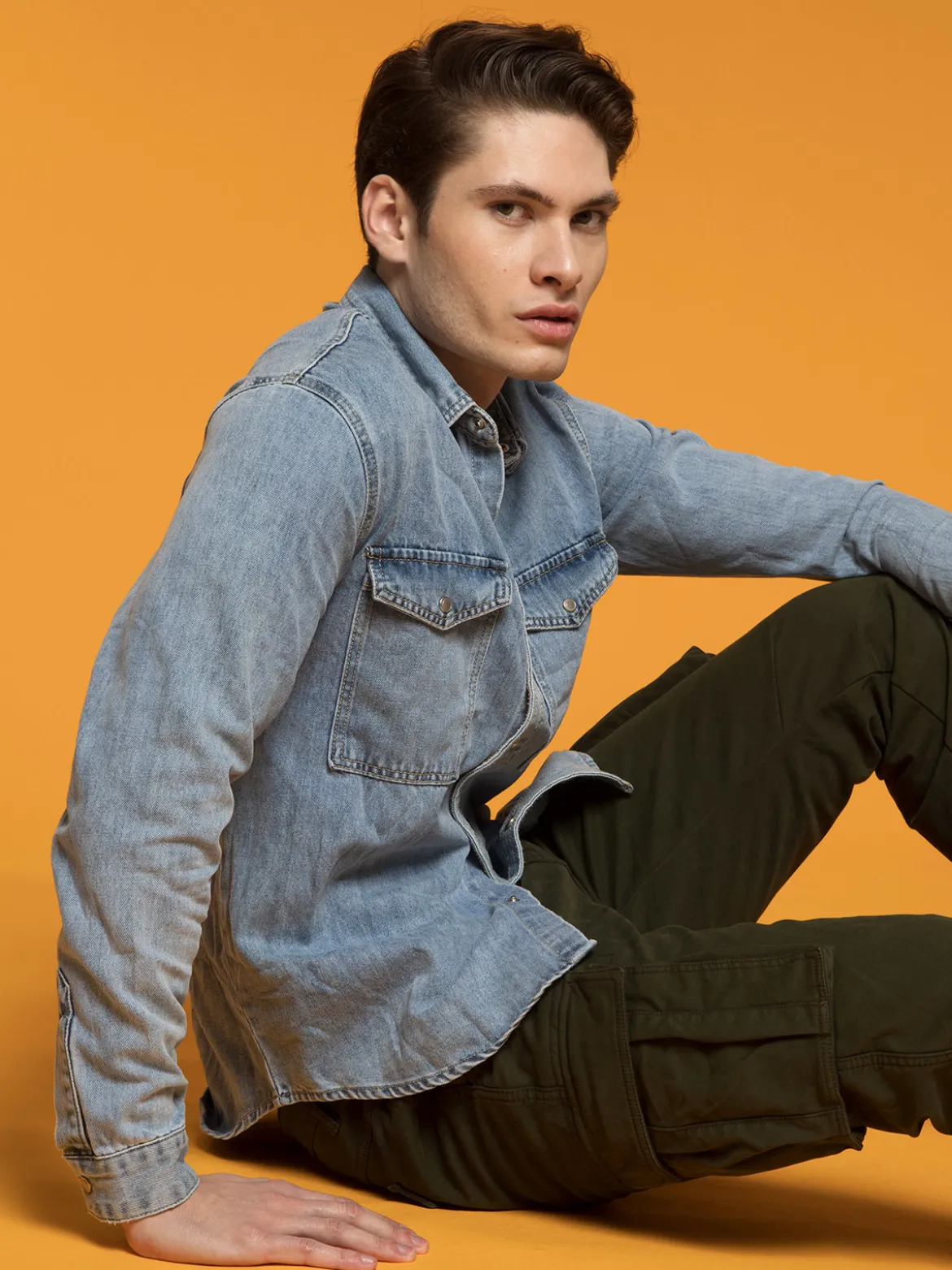 Solada Camicia in jeans da uomo
