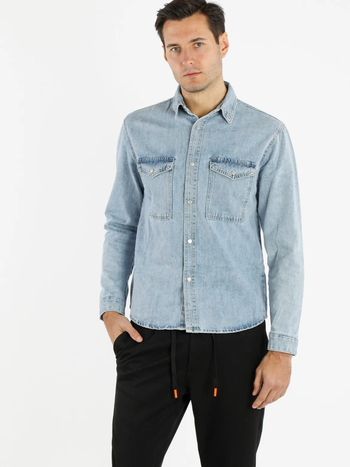Solada Camicia in jeans da uomo