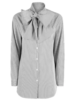 Solada Camicia rigata da donna a maniche lunghe